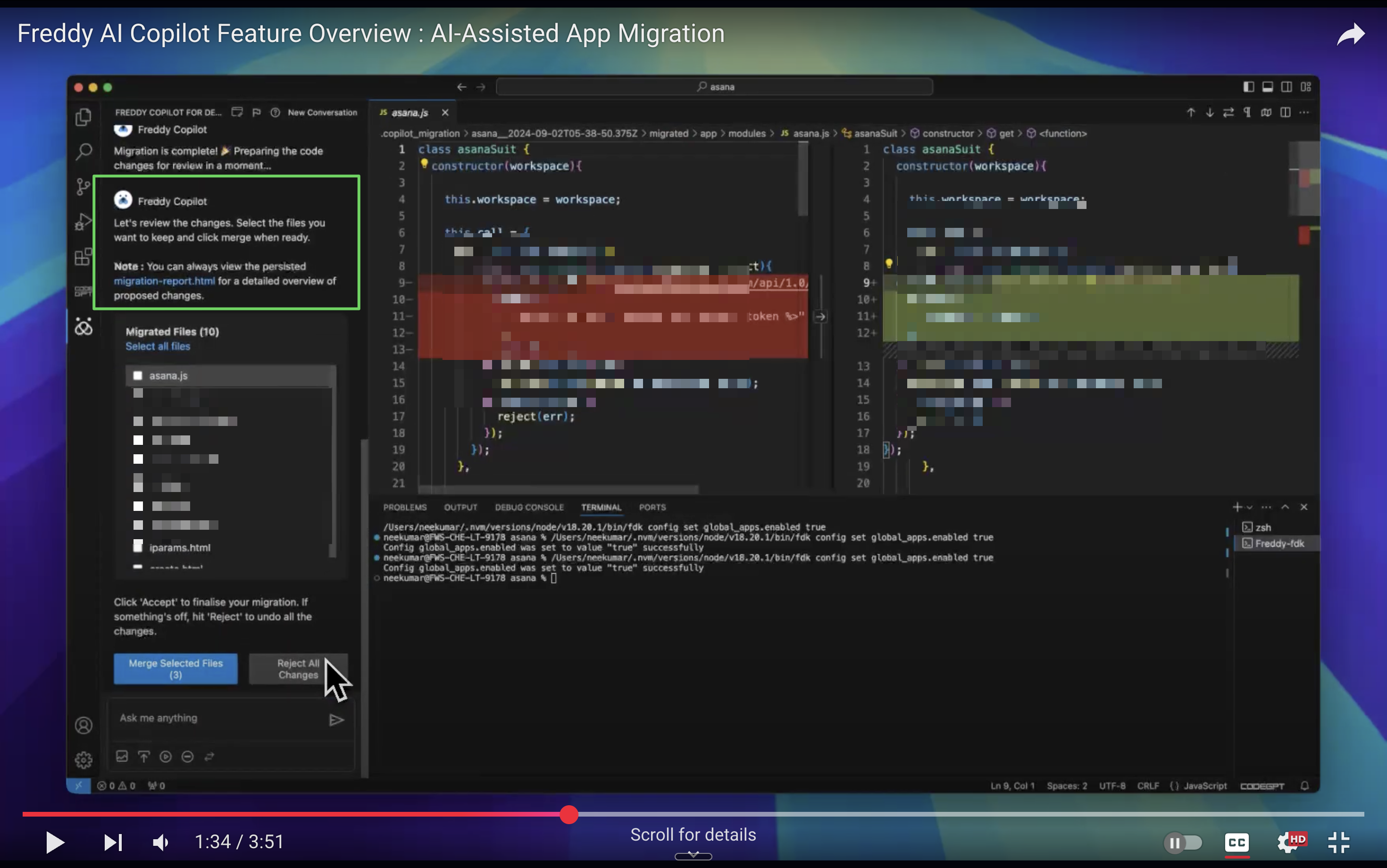 migration feature ux sample